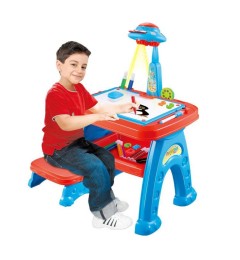 Պրոյեկտոր սեղանով և աթոռով