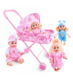 Մետաղական սայլակ տիկնիկով