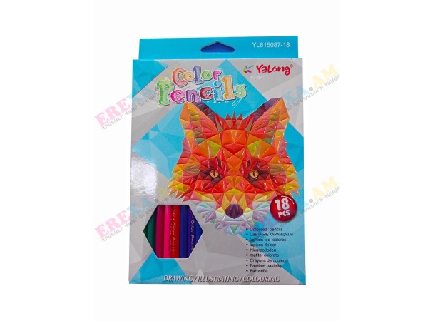 Գունավոր մատիտներ YL 815087-18 Գունավոր մատիտներ YL 815087-18
