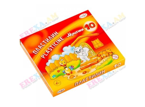 Պլաստիլին Գամմա 10 գույն Պլաստիլին Գամմա 10 գույն
