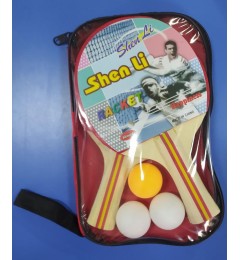 Փայտե պինգ պոնգ պայուսակով