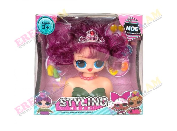 Տիկնիկ Լոլ մազակալներով Տիկնիկ Լոլ մազակալներով