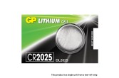 Մարտկոց GP CR2025