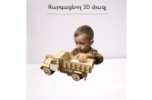Փայտե 3D փազլ-կոնստրուկտոր բեռնատար