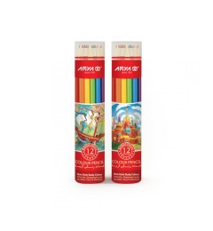 Գունավոր մատիտներ կլոր ամանով