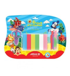 Պլաստիլին 6 գույն մկրատով