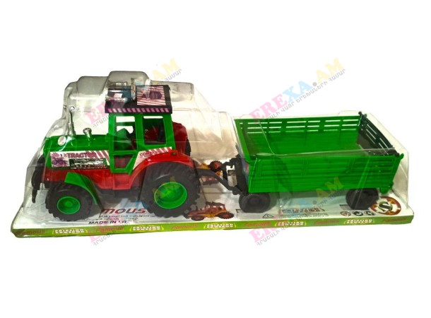 Խաղալիք տրակտոր կցորդով Farmers
