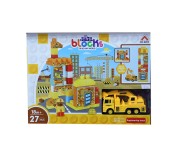 Լոգո շինարար ավտոյով 27 կտոր 