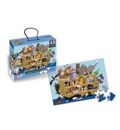 Փազլ որակյալ Նոյի տապան կենդանիներով 48 կտոր