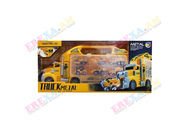 Մետաղ շին թրեյլեր 6 ավտո