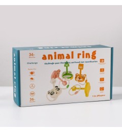 Փայտե ձող կենդանիներ օղակ գցելու Animal Ring